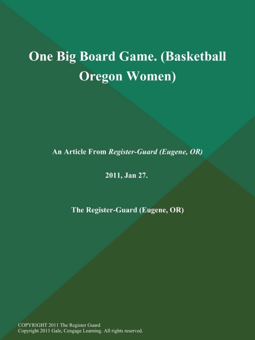 One Big Board Game (Basketball Oregon Women)