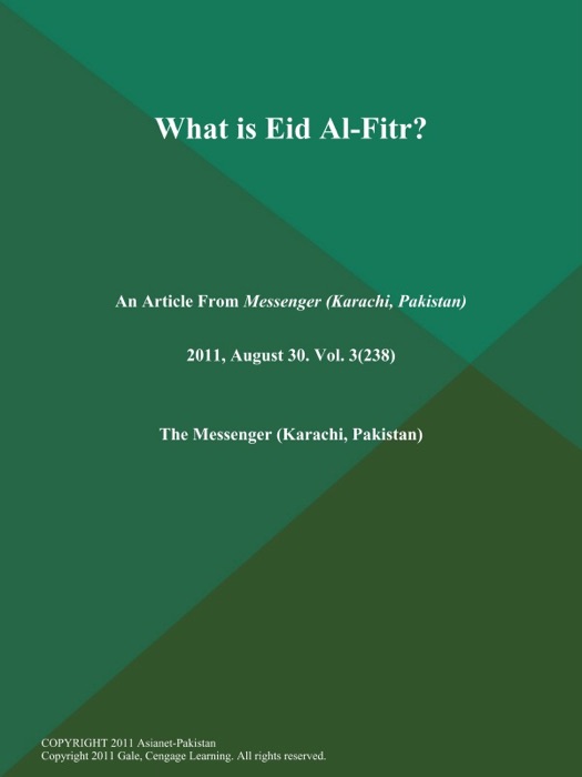 What is Eid Al-Fitr?