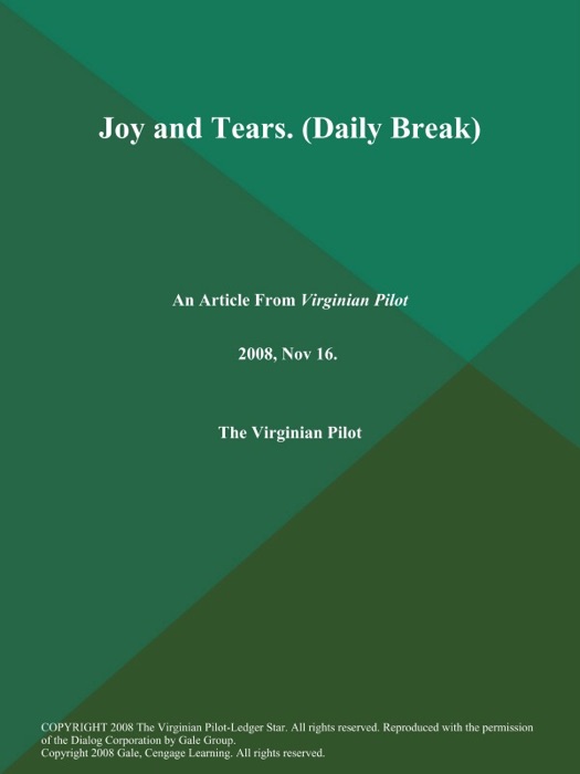 Joy and Tears (Daily Break)