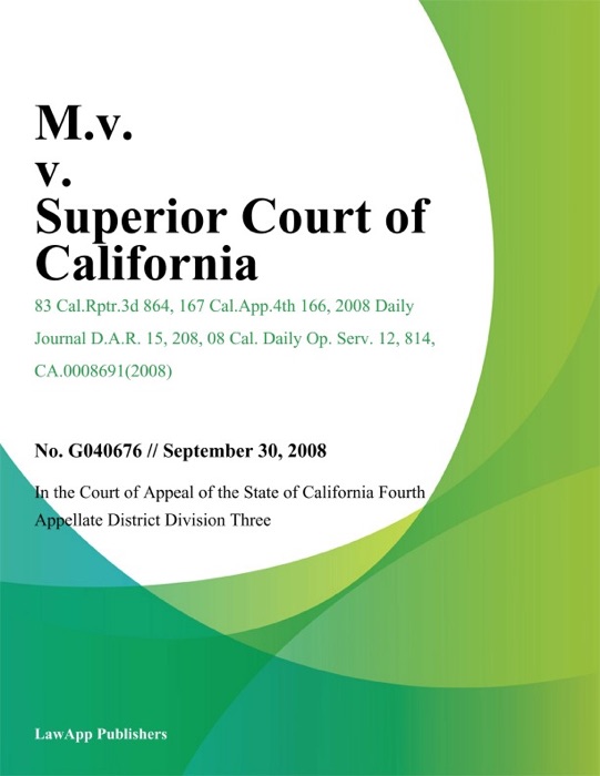 M.V. v. Superior Court of California