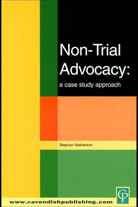 Non-Trial Advocacy