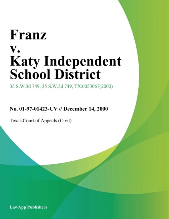 Franz V. Katy Independent School District