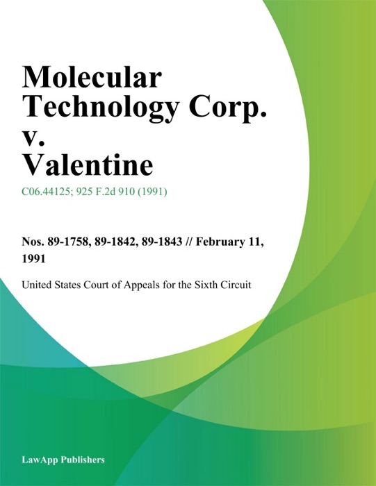 Molecular Technology Corp. V. Valentine