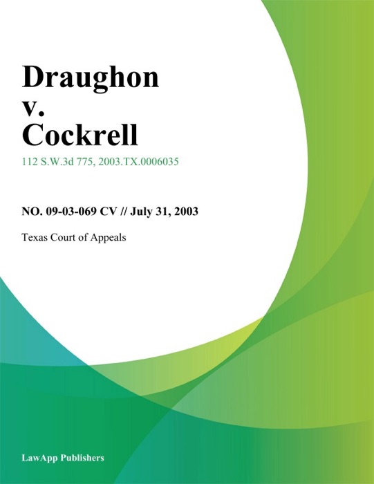 Draughon v. Cockrell