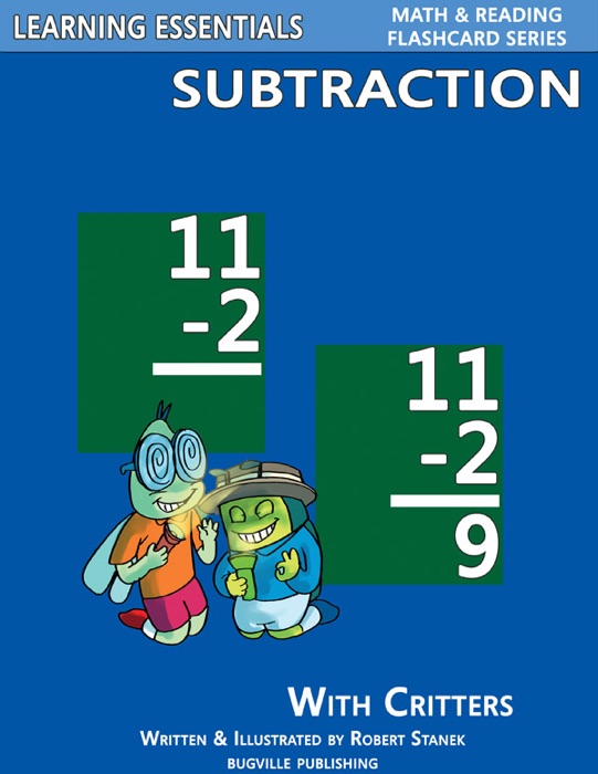 Subtraction Flash Cards: Subtraction Facts with Critters