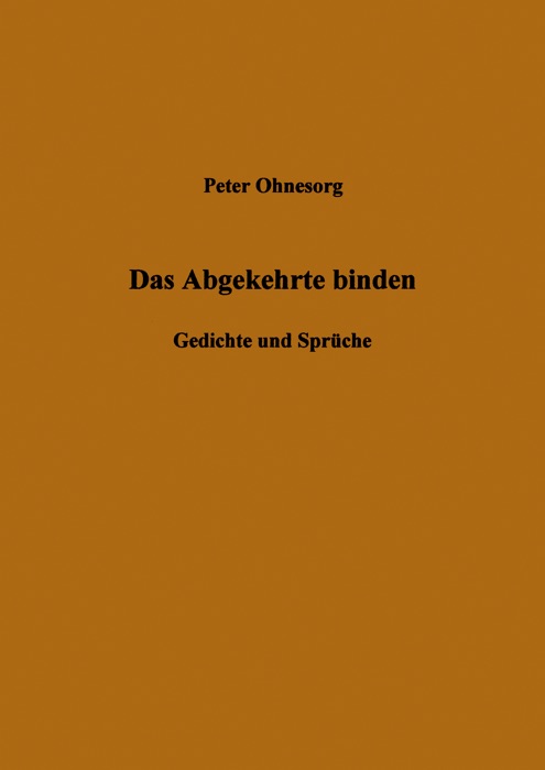 Das Abgekehrte binden