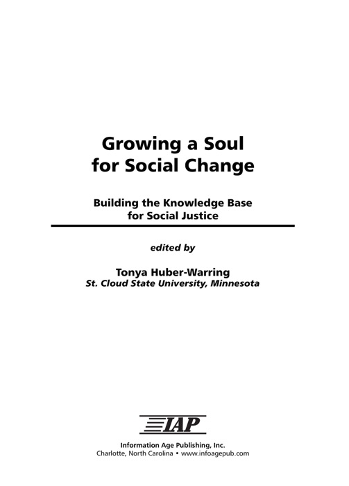 Growing a Soul for Social Change