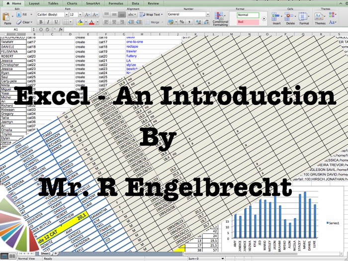 Excel - An Introduction