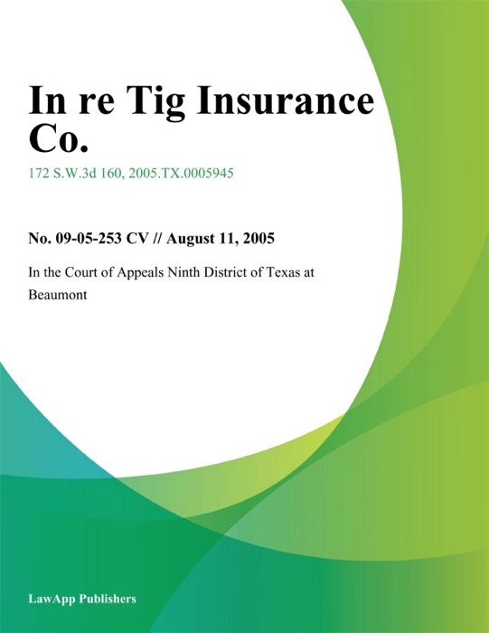 In Re Tig Insurance Co.
