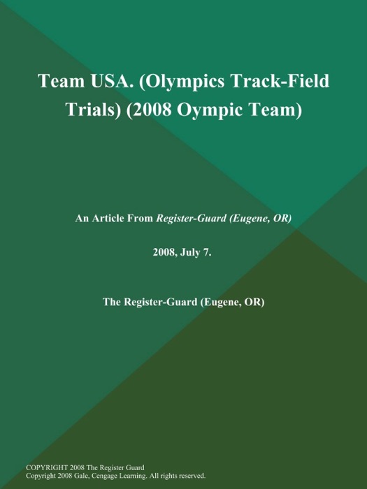 Team USA (Olympics Track-Field Trials) (2008 Oympic Team)