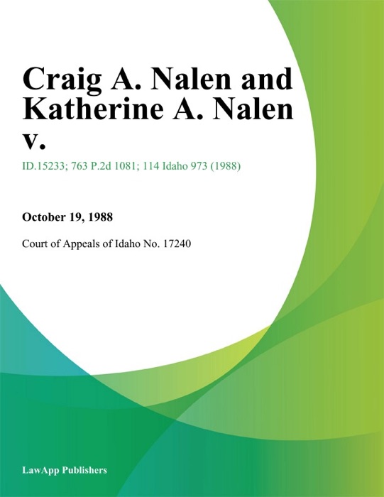 Craig A. Nalen and Katherine A. Nalen v.