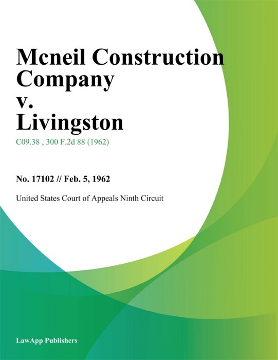 Mcneil Construction Company v. Livingston