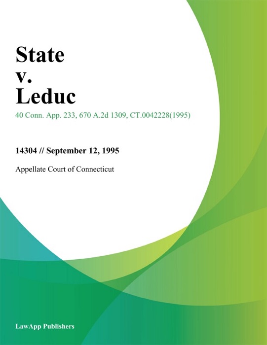 State V. Leduc