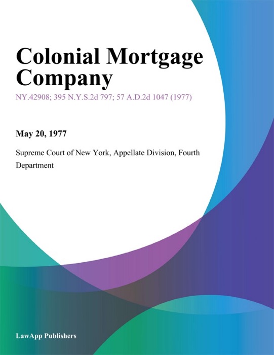 Colonial Mortgage Company