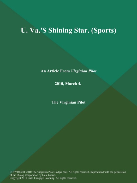 U. Va.'S Shining Star (Sports)