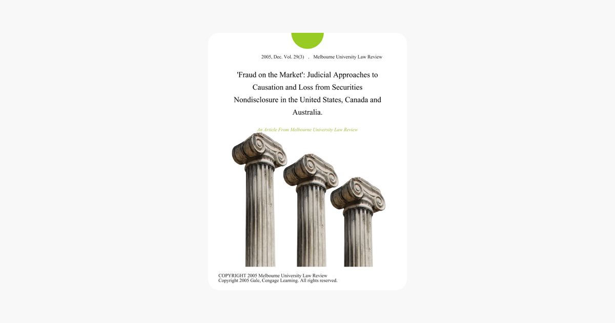 Securities Fraud