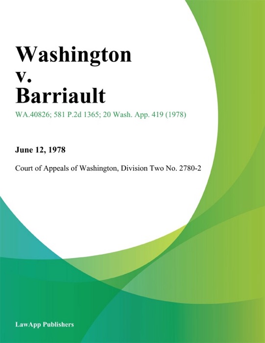 Washington V. Barriault