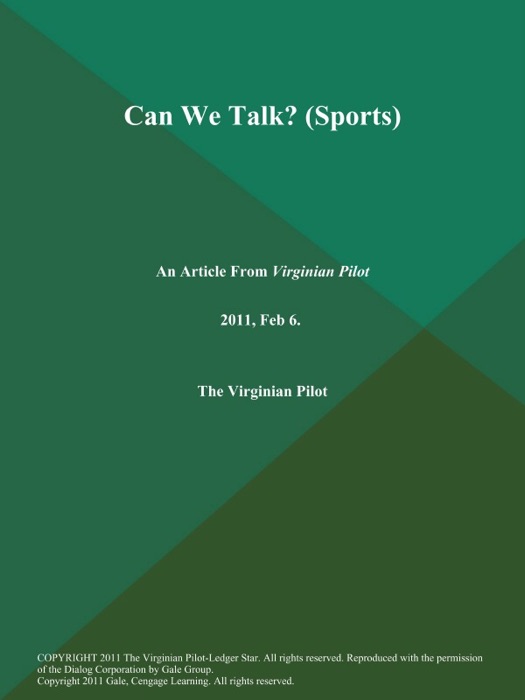 Can We Talk? (Sports)