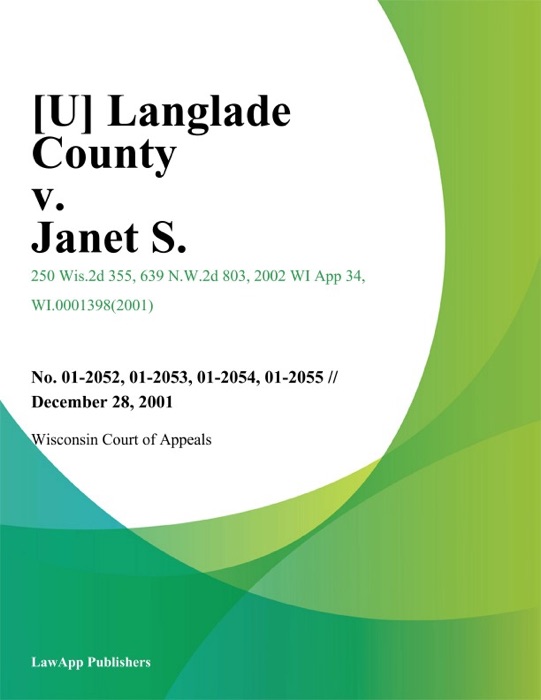 Langlade County v. Janet S.