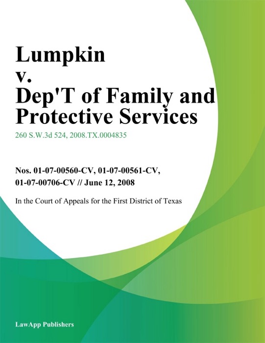 Lumpkin V. Dep't Of Family And Protective Services