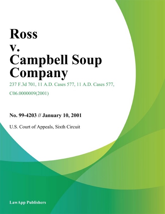 Ross V. Campbell Soup Company