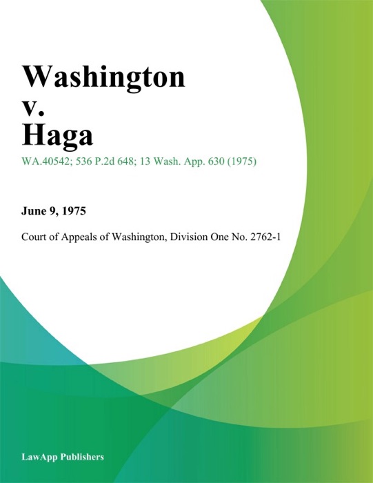 Washington V. Haga