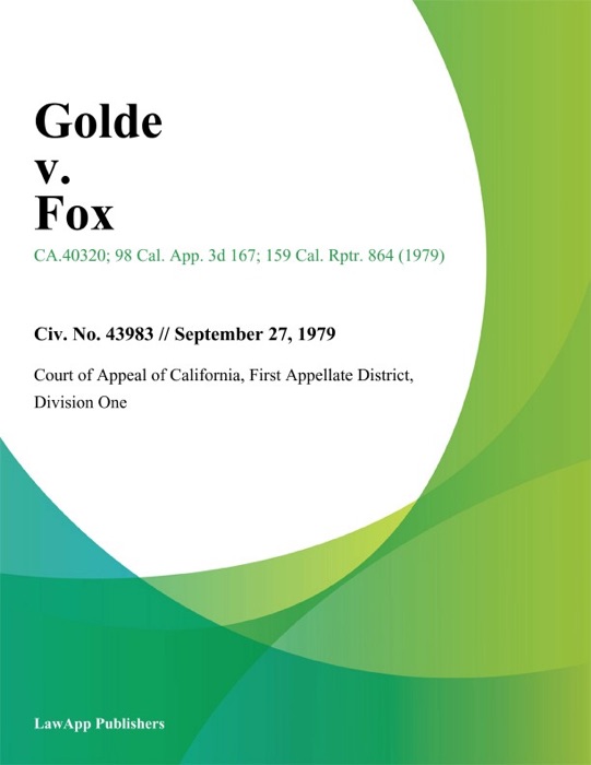 Golde v. Fox