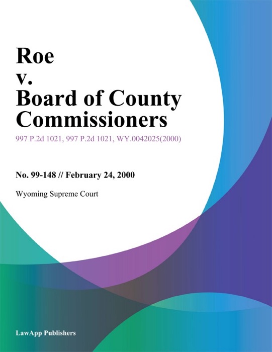 Roe v. Board of County Commissioners