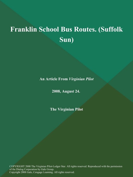 Franklin School Bus Routes (Suffolk Sun)