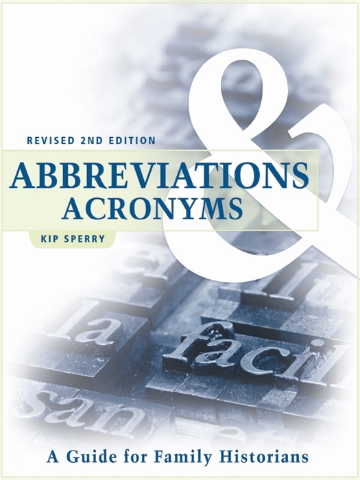 Revised 2nd Edition Abbreviations & Acronyms