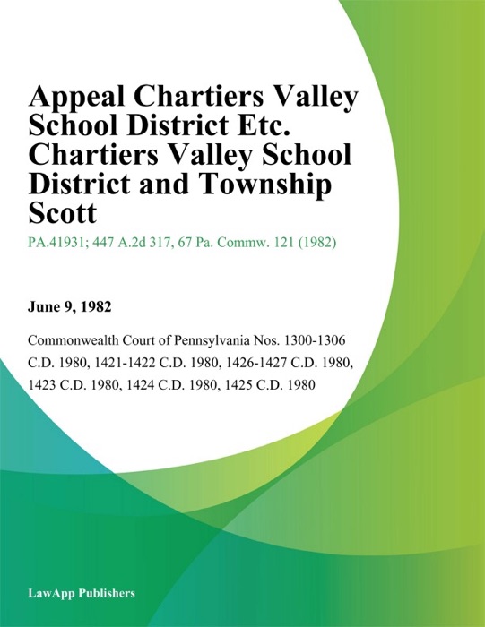Appeal Chartiers Valley School District Etc. Chartiers Valley School District and Township Scott
