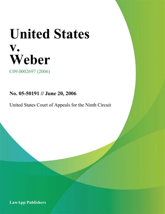 United States V. Weber