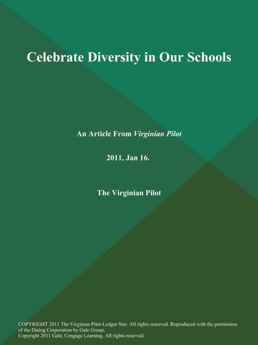 Celebrate Diversity in Our Schools