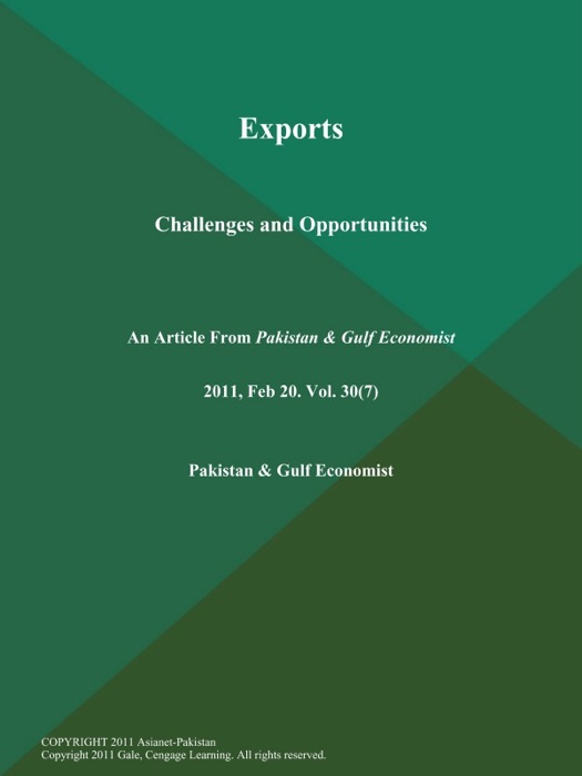 Exports: Challenges and Opportunities