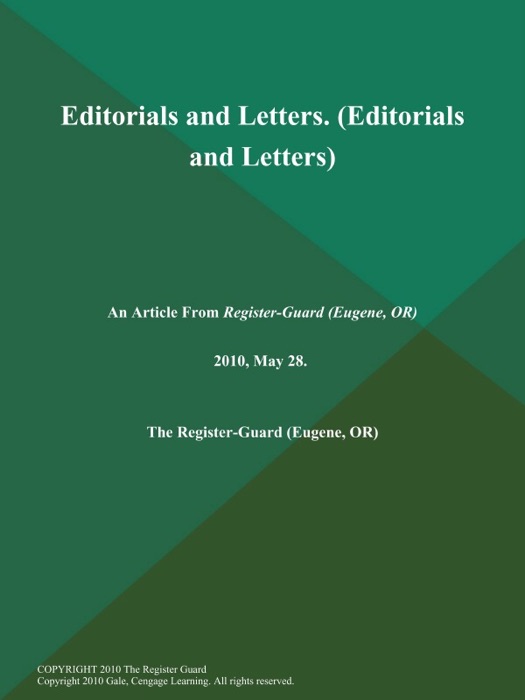 Editorials and Letters (Editorials and Letters)
