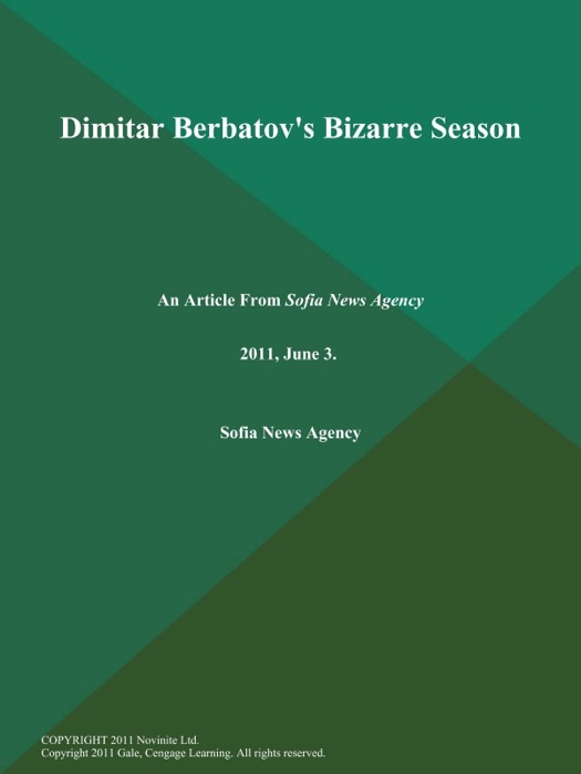Dimitar Berbatov's Bizarre Season