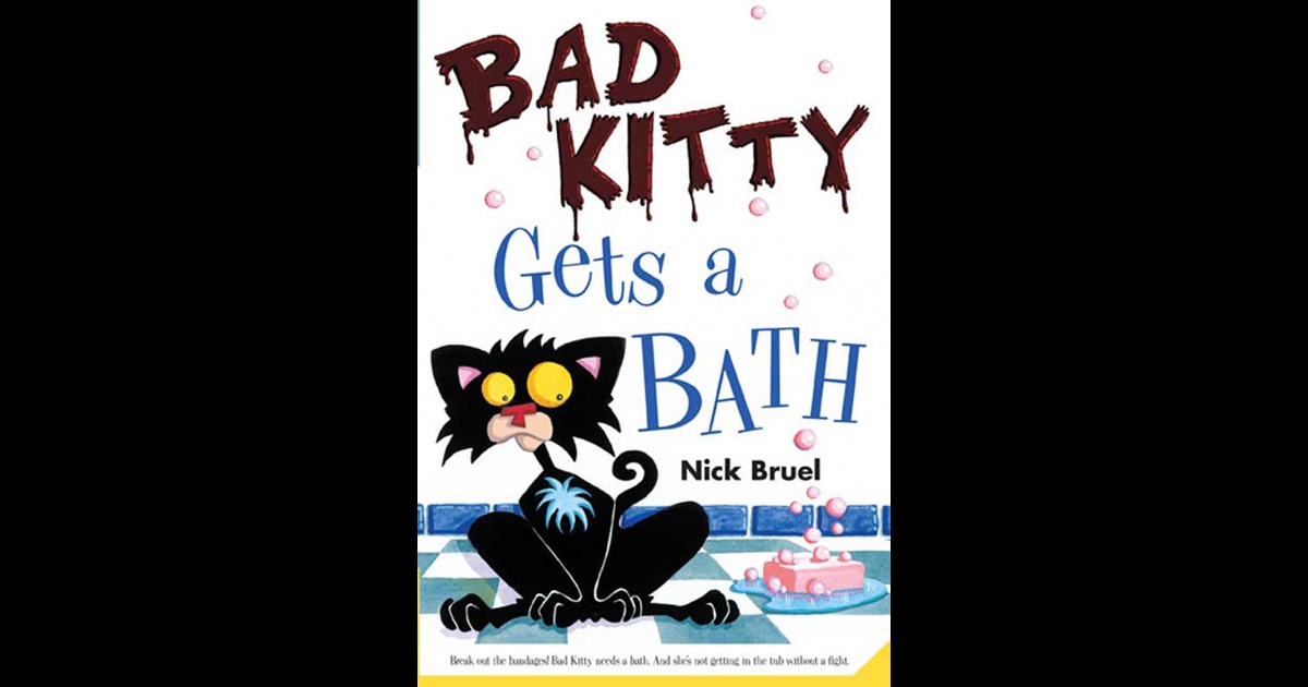 bad kitty takes a bath