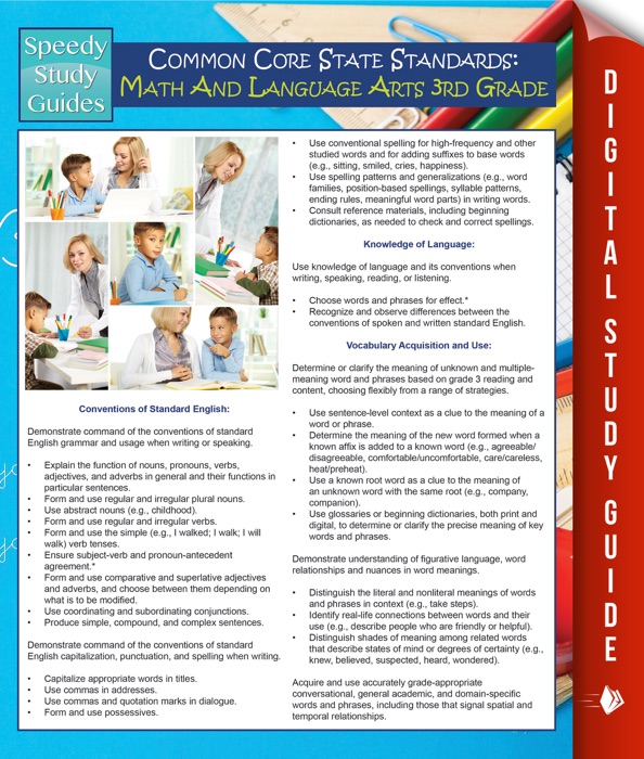 Common Core State Standards: Math And Language Arts 3rd Grade