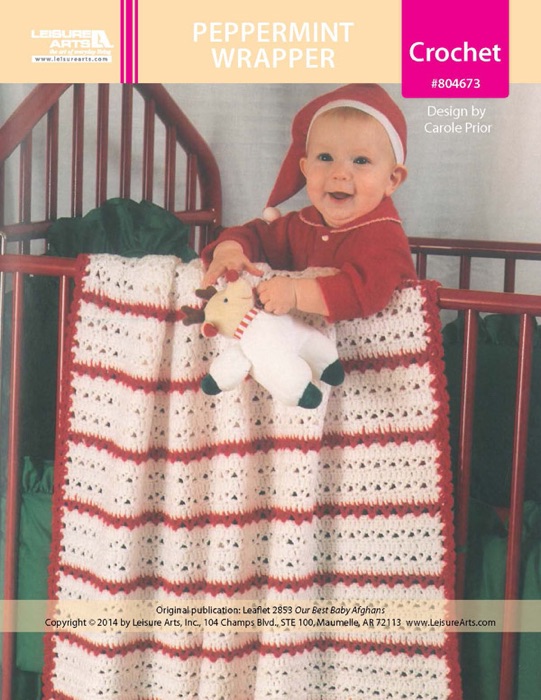 Peppermint Wrapper Baby Afghan