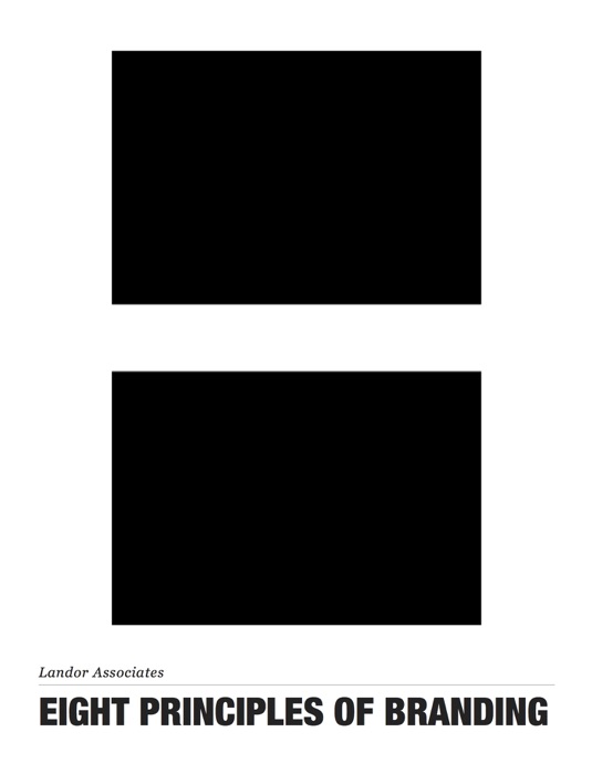Eight principles of branding
