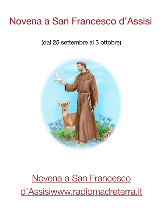 Novena a San Francesco d’Assisi