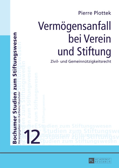 Vermögensanfall bei Verein und Stiftung