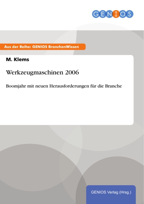 Werkzeugmaschinen 2006