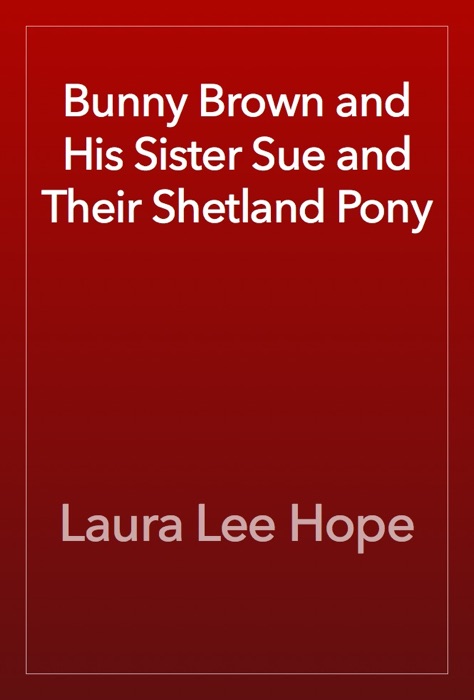 Bunny Brown and His Sister Sue and Their Shetland Pony