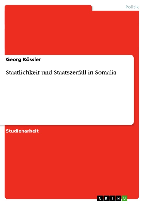 Staatlichkeit und Staatszerfall