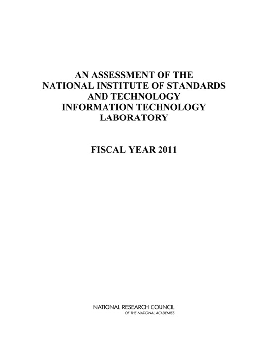 An Assessment of the National Institute of Standards and Technology Information Technology Laboratory