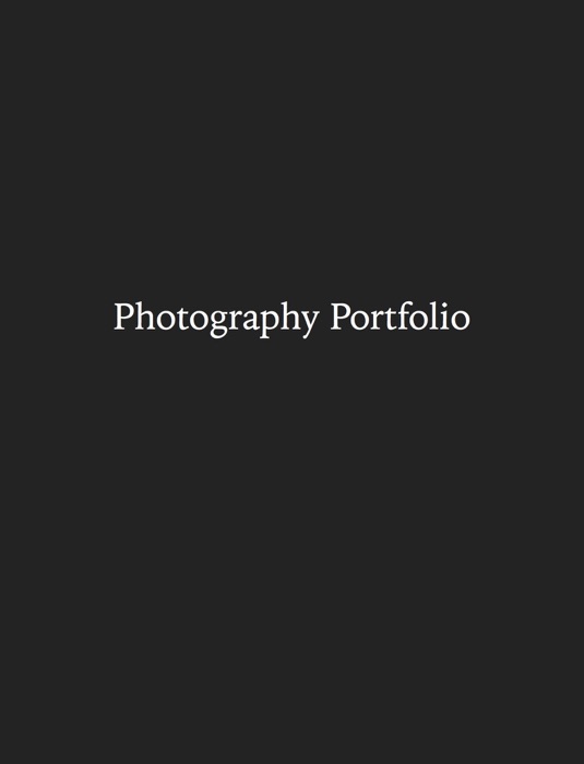 Photography Portfolio