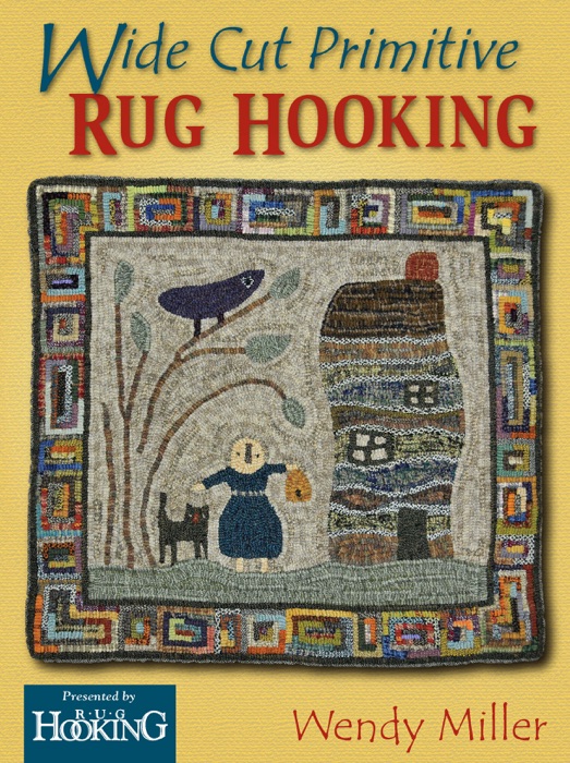 Wide Cut Primitive Rug Hooking