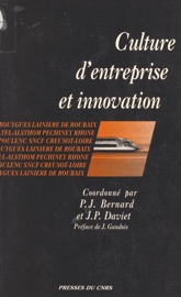 Book's Cover of Culture d'entreprise et innovation