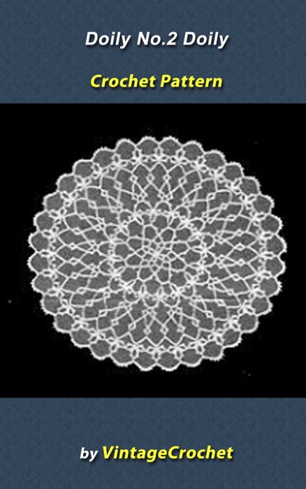 Doily No.2 Vintage Crochet Pattern